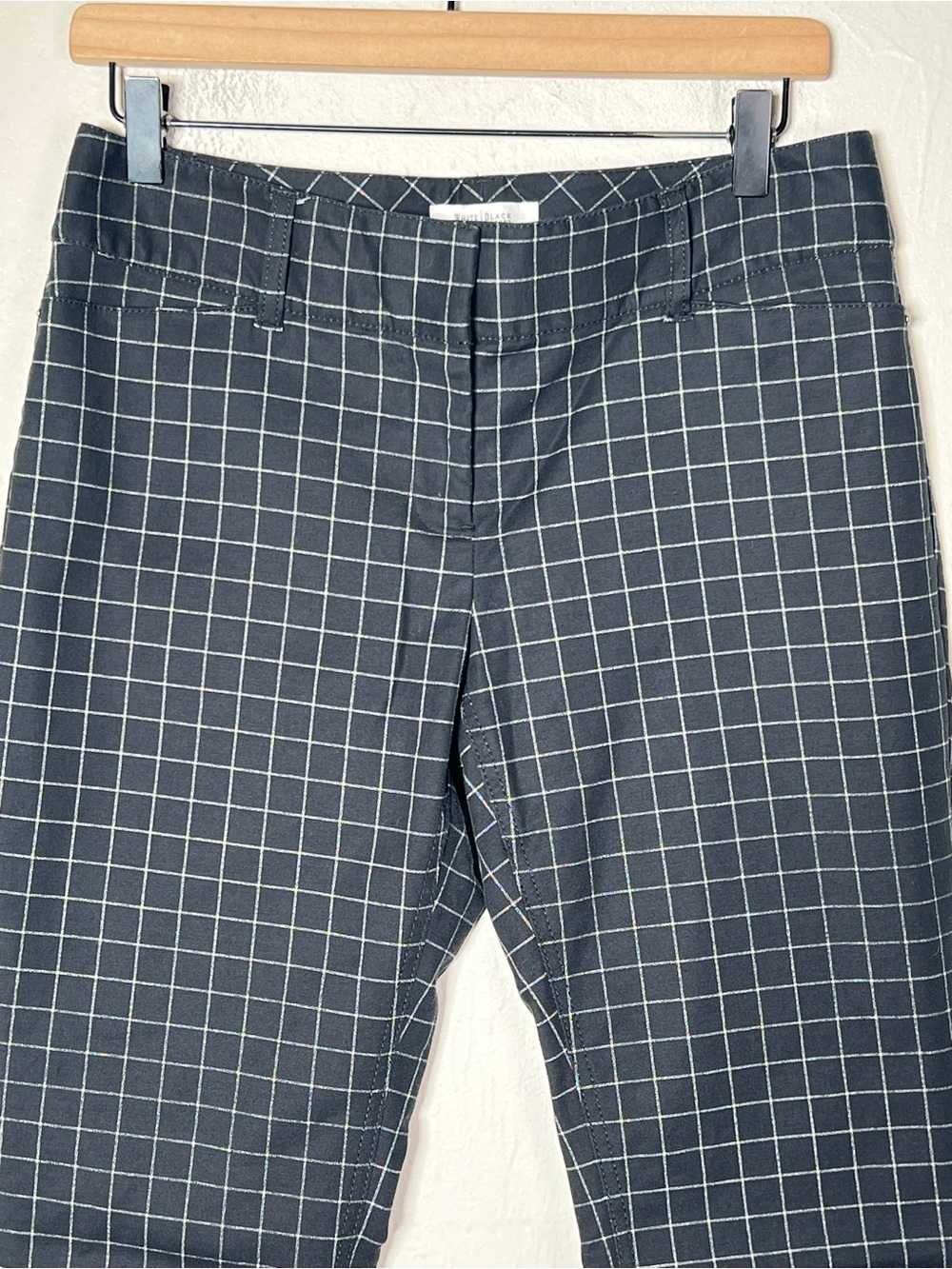 White House black market black straight leg casual Chino pants size 6 B100 - Picture 5 of 6